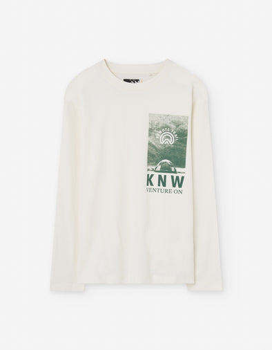 T-Shirt Losan LJBAP0103_25056 WHITE