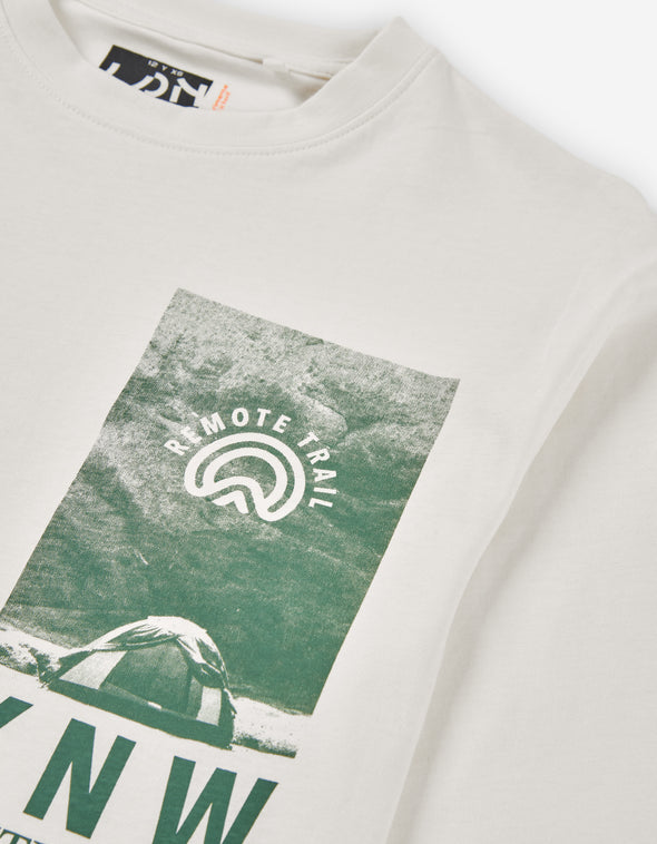 T-Shirt Losan LJBAP0103_25056 WHITE