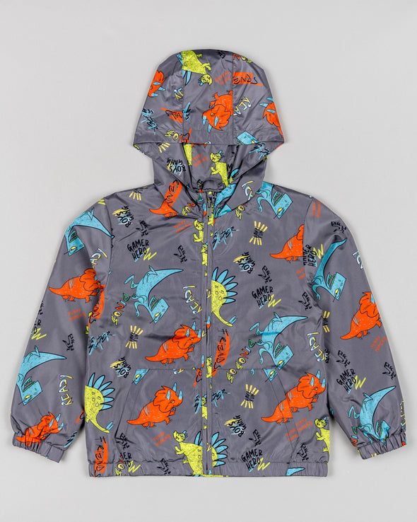 Parka Hooded Grey Losan Junior LKBAP0101-24002