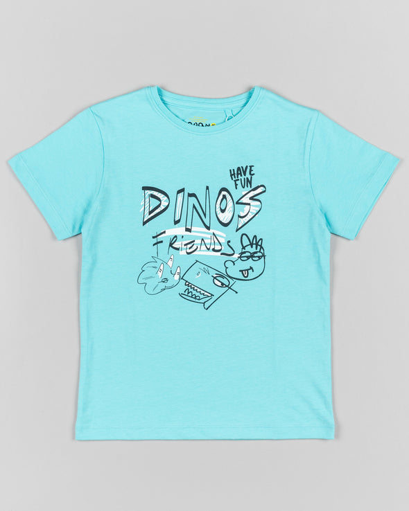 T-Shirt Jersey light blue LKBAP0303-24005