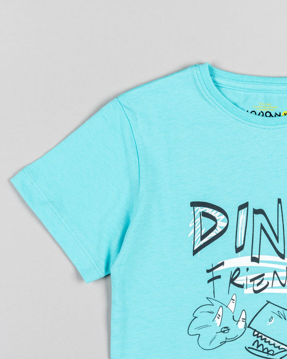 T-Shirt Jersey light blue LKBAP0303-24005