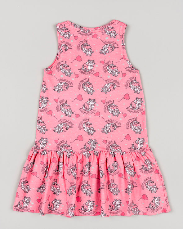 Dress Pink Unicorn Junior Losan LKGAP0501-24007