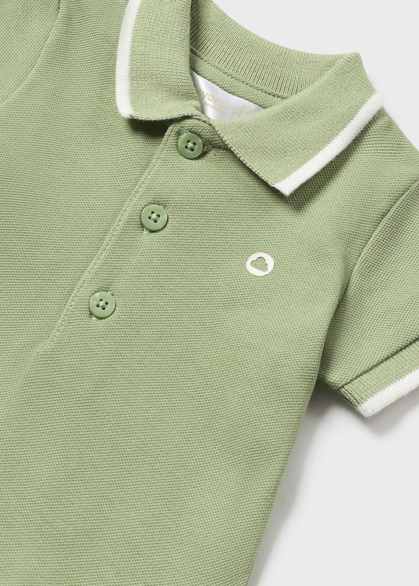 Πόλο αντίθεση Better Cotton νεογέννητο 190 Green