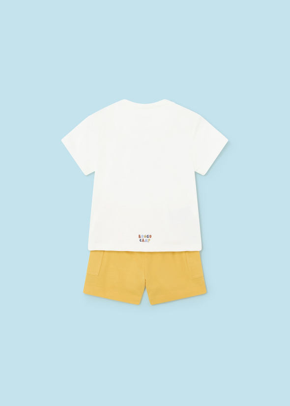 Σετ 2 τεμαχίων cargo Better Cotton μωρό 1654 Yellow