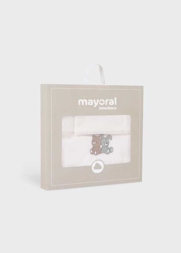 Σετ σεντόνια για κούνια μωρό 9933 Size 120 Mayoral