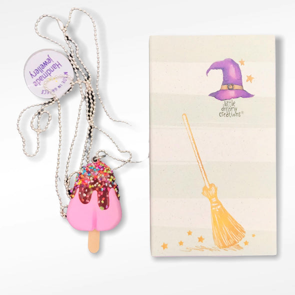 Little dreamy Creations 3d Ice Cream Medium Stick Necklace LDC0011