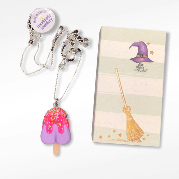 Little dreamy Creations 3d Ice Cream Medium Stick Necklace LDC0011