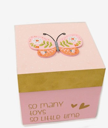 WOODEN CUBE BUTTERFLY JLV0621212B
