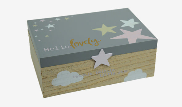 ΞΥΛΙΝΟ ΚΟΥΤΙ ΑΣΤΕΡΙ ΡΟΖ Girl Secret Box JLV0621344