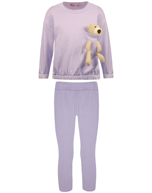 Purple BEBE  teddy bear  15-121390-0