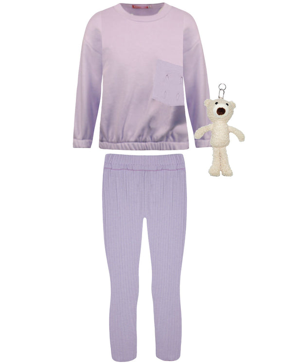 Purple BEBE  teddy bear  15-121390-0
