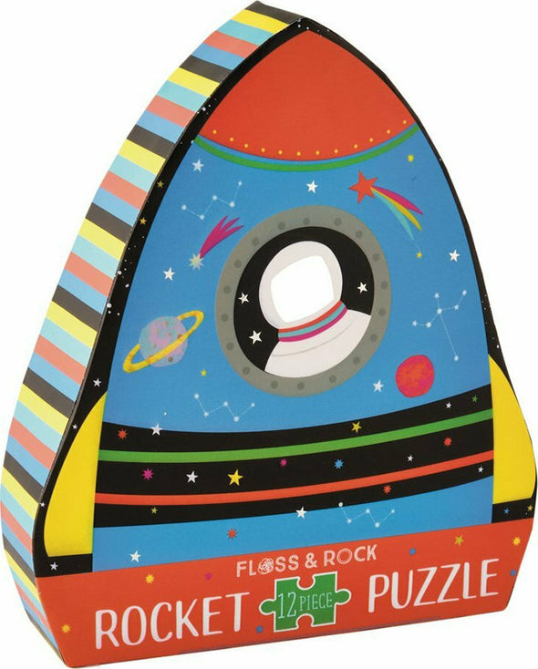 Παιδικό Puzzle Πύραυλος 12pcs για 3+ Ετών Floss & Rock