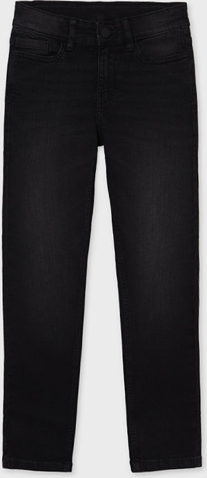 Mayoral Παιδικό Slim Fit Παντελόνι Τζιν για Αγόρι Μαύρο 11-00516-030