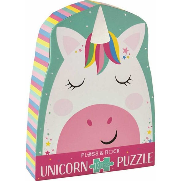 Παιδικό Puzzle Μoνόκερος 12pcs για 3+ Ετών Floss & Rock