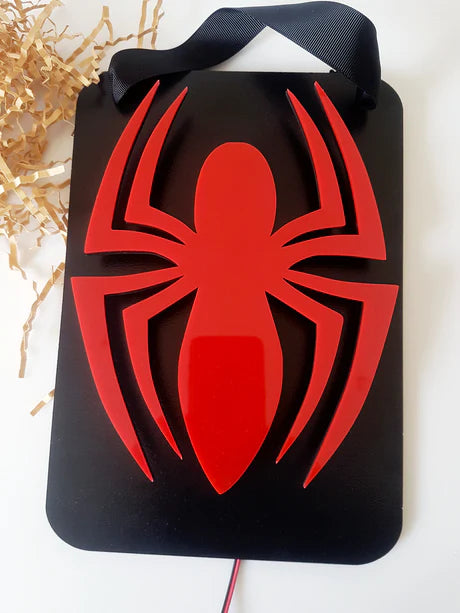 Πασχαλινό σετ δώρου κάδρο τοίχου Spiderman και λαμπάδα