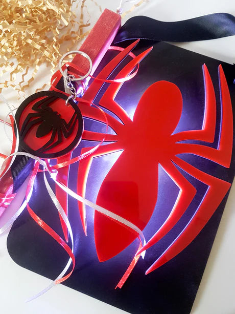 Πασχαλινό σετ δώρου κάδρο τοίχου Spiderman και λαμπάδα