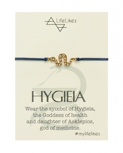 CHARM HYGIEIA ΧΡΥΣΟ - ΜΠΕΖ  2421
