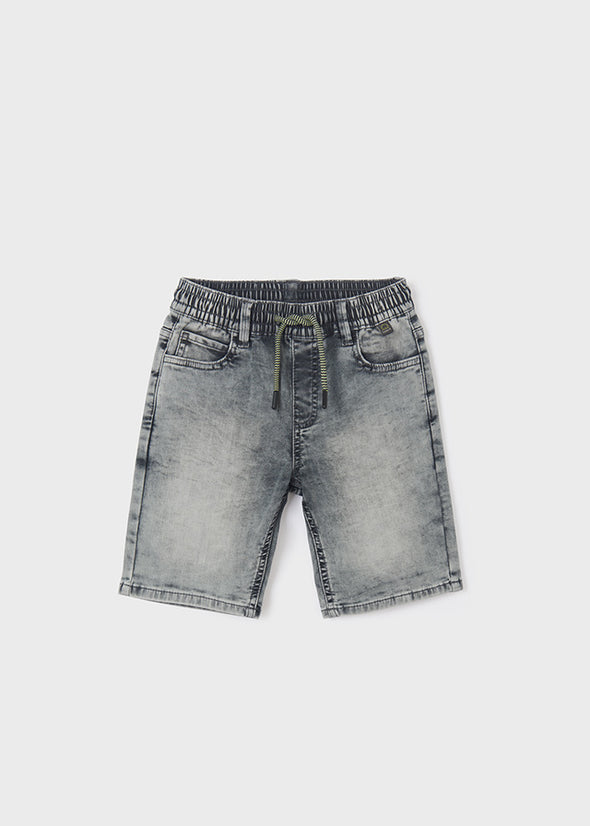Bermuda soft denim jogger 6213-064 Gray
