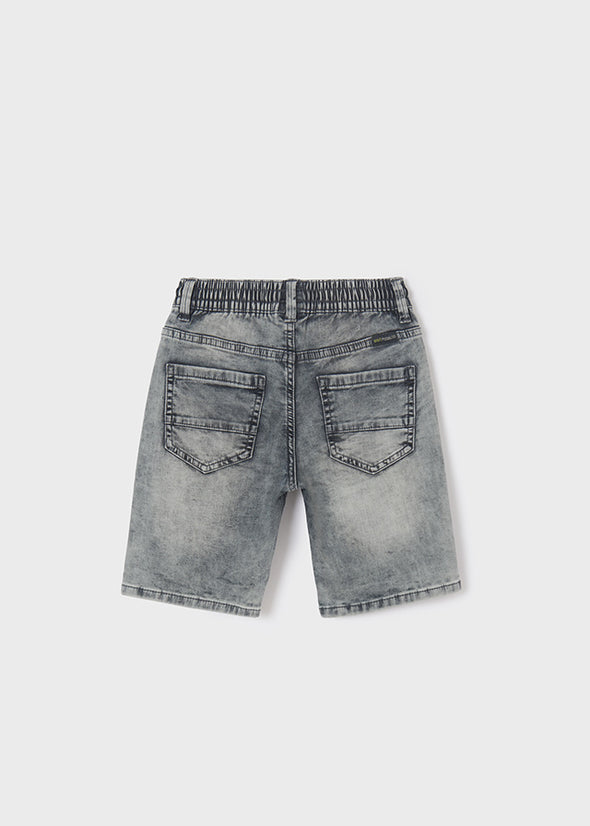 Bermuda soft denim jogger 6213-064 Gray