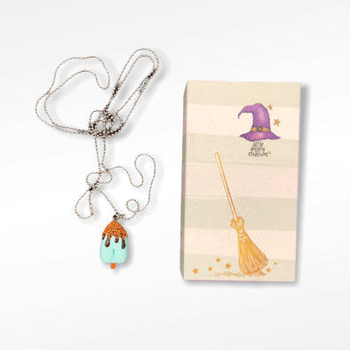 Little dreamy Creations Παγωτό Ξυλάκι Κολιέ  LDC0004