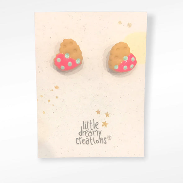 Little dreamy Creations  Σκουλαρίκια Cookie Hurt LDC2021.02