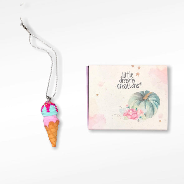 Little dreamy Creations Παγωτό Κολιέ  LDC0003