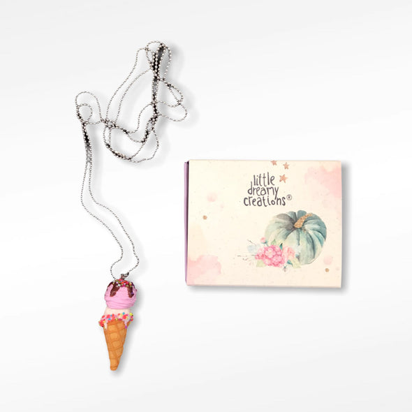 Little dreamy Creations Παγωτό Κολιέ  LDC0003