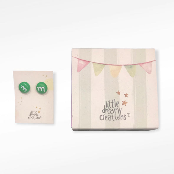 Little dreamy Creations  Σκουλαρίκια m&m  LDC2021.03