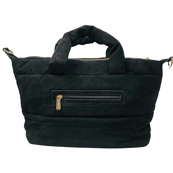 Jennifer suede shoulder bag Black 3214-3