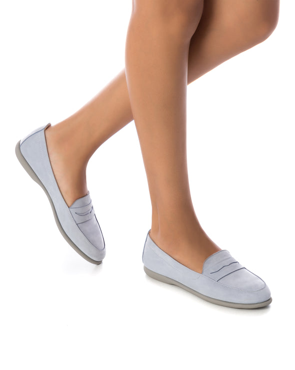 Δερμάτινα Γυναικεία Παπούτσια Carmela 67150 Light Blue