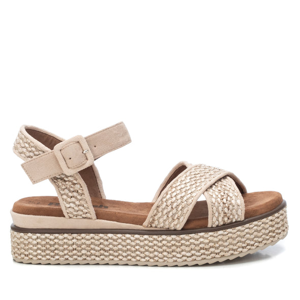 Women's Beige Sandals Refresh 72730