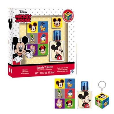 Air-Val Παιδικό Σετ Mickey με EDT Άρωμα 30ml, Stikers και μπρελόκ κύβος JLV0010E101