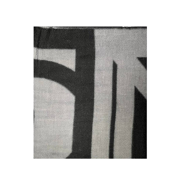 Πασμίνα Γυναικεία Μαύρο - Γκρί Scarf01