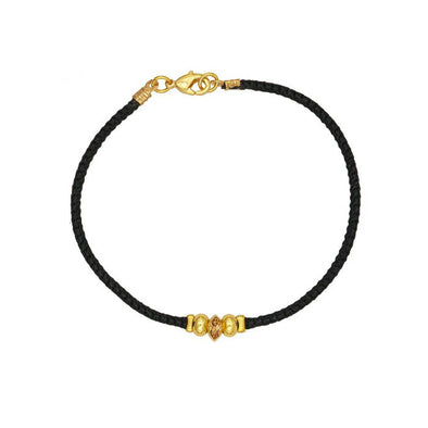 STEEL AND SHINE Χειροποίητο βραχιόλι B-1108-01-06-35 Black