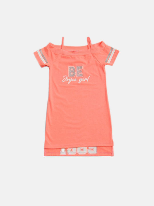 Joyce Παιδικό Φόρεμα Κοντομάνικο Pink  2313605