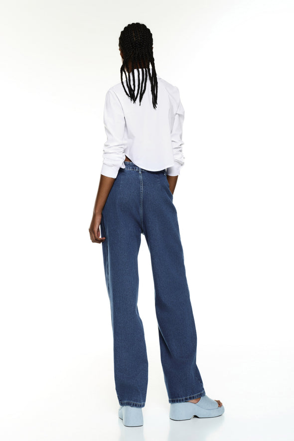 JEANS WITH SEAMS P099