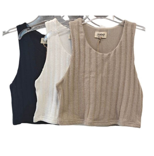 Τοπ Λεπτό Πλεκτό Beige 603.455