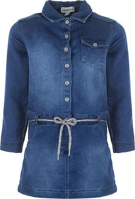 Mandarin Girl Jeans Dress 21801138-305